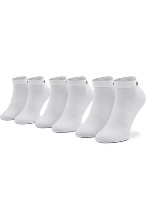 Skechers Cortos - 3 pares de calcetines cortos unisex SK43022 White 1000