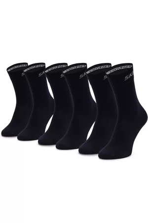 Skechers Altos - 3 pares de calcetines altos unisex SK41040 Navy 5999