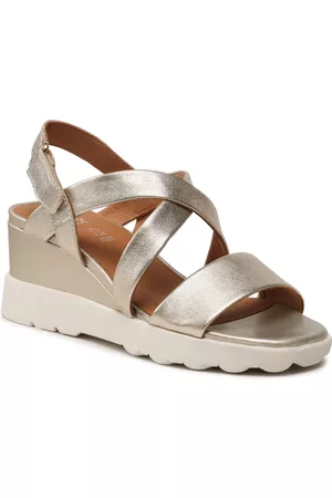 Geox Mujer Doradas - Sandalias D Spherica Ec6 D35G0D000Y2C2012 Lt Gold