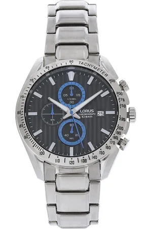 Lorus Reloj analógico de cuarzo para hombre RM329HX9, azul, pulsera, Azul,  Pulsera