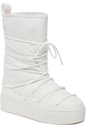 Botas de nieve de piel Color blanco - RESERVED - 9313O-00X