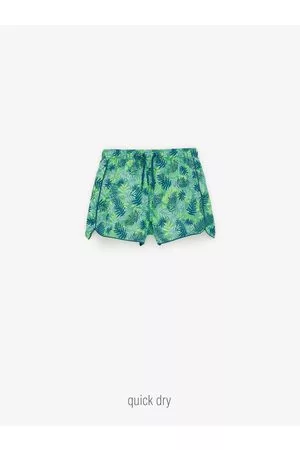 Zara Niño Shorts de baño - Bermuda baño hojas